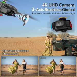 Control Remoto con Pantalla y GPS de Alta Calidad 4k HD, con Sistema Anticolisión de 360°, para Niños, Dron Juvenil - Product Image 4