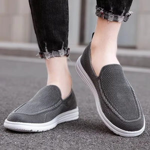 Nuevos Mocasines Retro de Hombre de Tela de Algodón Oxford de Alta Calidad al por Mayor, Zapatos de Moda con Suela Plana de Goma para Exportación - Product Image 6