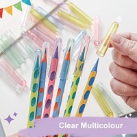 Prolongateur de crayon en bois HUA avec embout protecteur en plastique – Fournitures scolaires – Capuchons de crayon pratiques