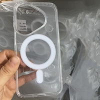 Funda Magnética Transparente Rígida para Xiaomi 15T Pro, Carcasa Acrílica Transparente Antigolpes para Mi 17T 17 Poco X8 Pro Max