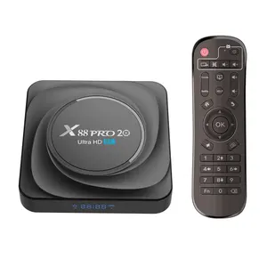 X88 PRO 20 Super TV Box Android 11.0 8GB RAM 128GB ROM RK3566 supporto 8K 2.4G/5G WiFi 1000M <span class=keywords><strong>Youtube</strong></span> <span class=keywords><strong>Google</strong></span> Play Set Top Box - Product Image 1