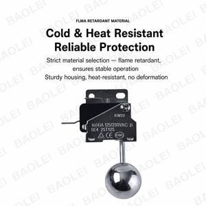 Interrupteur horizontal à micro-interrupteur de grande puissance pour chauffage extérieur, interrupteur anti-basculement à courant élevé, interrupteur d'angle de protection pour chauffage extérieur - Product Image 3