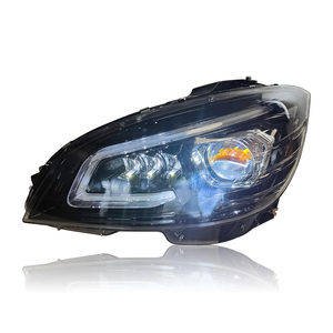 신제품 자동차 부품 메르세데스 벤츠 C 클래스 <span class=keywords><strong>W204</strong></span> C200 C260 C300 DRL 하이빔 프로젝터 렌즈 용 헤드 라이트 LED 헤드 라이트 - Product Image 5