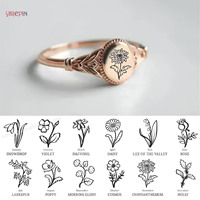 Personalisierter Modischer Einfacher Klassischer Runder Edelstahlring mit Individueller Gravur für Damen Hochzeit Muttertag
