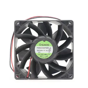 Sunon PMD2409PMB1-A 24V DC 9CM 92X92X38mm 9238 12.2W 4900rpm VZ3V1208 Schneider Inverter Axial Cooling Fan