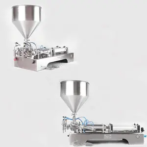 Semi-Automatische Eenkops Koffiemondstuk Eierpasta Fles Vulling Vloeistof En Pasta Vulmachine