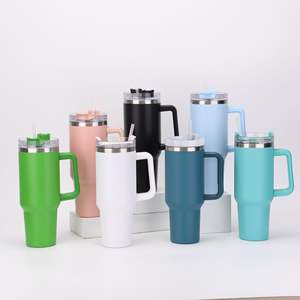 Nuevo Producto, Regalos Empresariales, Taza de Viaje de Acero de 40 oz con Asa, Taza de 40 oz con Asa para Sublimación, Extraíble - Product Image 1