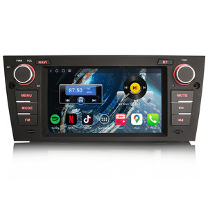 Autoradio Android 14 EU Erisin ES6667B 7 pouces avec GPS, DVD, <span class=keywords><strong>Sat</strong></span>, 4G, TPMS, DAB+, DSP, Android Auto et CarPlay pour BMW E90 E91 E92 E93 - Product Image 1
