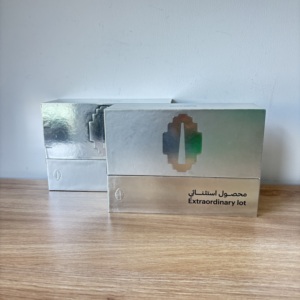 Boîtes cadeaux rigides en argent sur mesure, deux pièces, pour montres, lunettes de soleil, boutons de manchette et accessoires masculins haut de gamme - Product Image 2