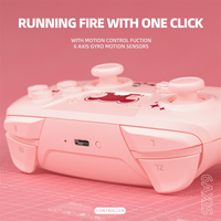 Controlador Inalámbrico Portátil para Juegos, Controlador Inalámbrico para PC, Controlador de Juegos para iPhone, Switch, PS4