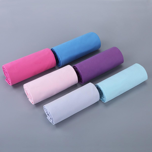 Serviette de yoga en microfibre gaufrée antidérapante à sublimation naturelle personnalisée pour l'entraînement, le sport, les voyages - Product Image 4