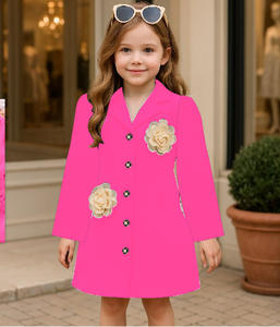 Gaun Kasual Anak Perempuan Model Terbaru 2025, Gaya Baru Musim Panas, Gaun Tanpa Lengan Warna Solid untuk Anak Perempuan, Gaun <span class=keywords><strong>Fashion</strong></span> dengan Sabuk untuk Pesta - 2 Potong - Product Image 6