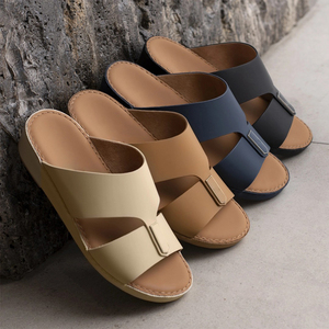 <span class=keywords><strong>Sandales</strong></span> arabes en <span class=keywords><strong>cuir</strong></span> véritable SHIKOL pour hommes – Chaussures de créateur de luxe, personnalisées, faites à la main, pour affaires et décontracté – Vente en gros - Product Image 2
