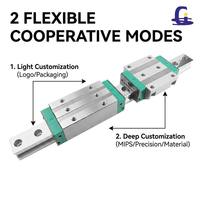 Guía Lineal de Acero para Rodamientos de Alta Precisión FULEX FGHW45CA de 1000 mm |   Sistema de Control PLC para Máquina CNC, Motor de 1 kg, 1 Año de Garantía
