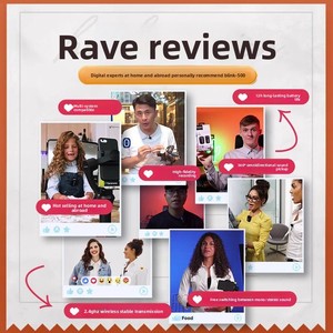 Microfono Lavalier Wireless Fengdi Blink500 Little Bee per Fotocamera e <span class=keywords><strong>Telefono</strong></span> Cellulare, Accessori per Streaming e Registrazione dal Vivo - Product Image 2