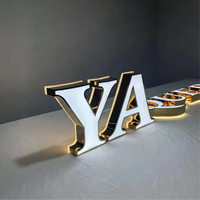 DakeSign Factory, vente en gros de panneaux publicitaires extérieurs en acier inoxydable LED personnalisés, étanches IP65, rétroéclairés, avec éclairage frontal et Bluetooth.