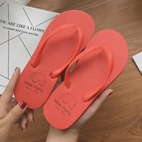 6043 Claquettes Simples Couleur Unie pour Femme – Tongs Décontractées d'Été Antidérapantes pour Couple – Claquettes de Plage Respirantes
