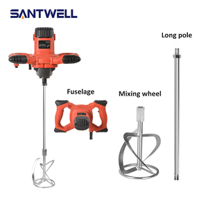 Factory Direct Sale 2400W /3500W Electric Handheld Concrete Mixer Industrial Grade with Adjustable 6-<b>speed</b> for <b>Paint</b> Cement - Product Image 2