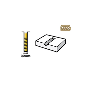 DREMEL MAX punta da intaglio in titanio da 3.2mm punte cilindriche per legno modello 26159901DM strumento da intaglio - Product Image 2