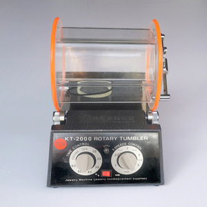 Kt-2000 <b>Rotary</b> Tumbler 110V 5-Speed Control Jewelry Polishing <b>Machine</b> Metal Polisher With Timer And Pause Function - Product Image 1