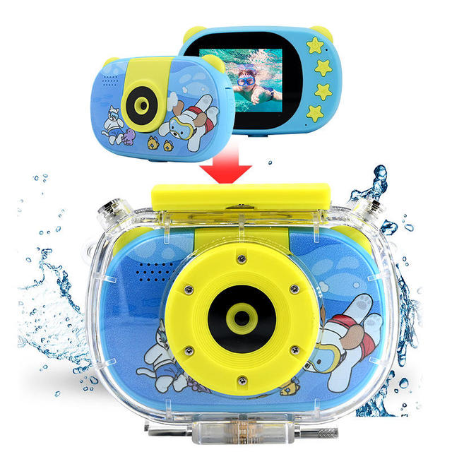 Waterproof Children Digital Camera Shockproof Rechargeable Battery Camera for Outdoor Play Kid's Photography Kids Camera