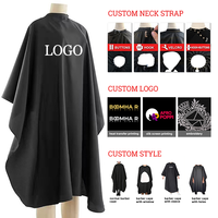 Capas De Diseñador De Color Sólido Para Barbería Y Salón De Peluquería Al Por Mayor Accesorios De PVC Para Barberos Cubierta De Ropa Capa De Peluquería