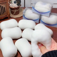 Savon en barre artisanal réaliste, moelleux et croquant, rempli de billes, avec texture beurre et cacahuète, jouet promotionnel ASMR
