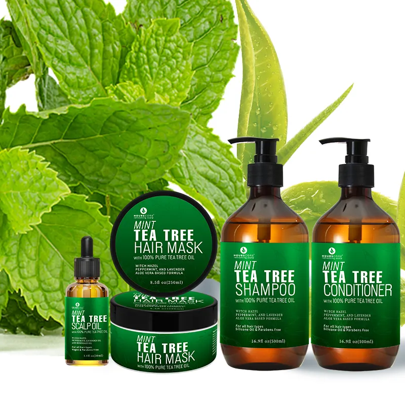 Bio Plant Tea Tree Oil anti-off hair care shampoo bar shampoo per la prevenzione della perdita dei capelli