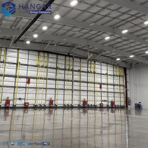 Bâtiment à ossature métallique, installations de stockage sécurisées pour avions, structure résistante aux charges de neige, modélisation BIM avec <span class=keywords><strong>porte</strong></span> automatique - Product Image 2