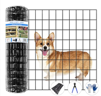 Grillage soudé 2 pouces x 3 pouces, ouverture 2,5 mm, fil galvanisé pour enclos à bétail et panneaux de protection pour animaux d'élevage