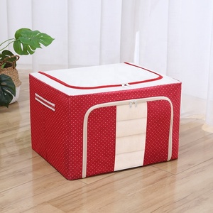 Cajas de Almacenamiento de Tela Plegables y Apilables con Logotipo Personalizado, Organizador con Marco de Acero para Ropa, Juguetes ¡y Más! - Product Image 4