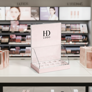 Customized for Acrylic <strong>Beauty</strong> &amp; Lipstick Display <strong>Rack</strong> with 3mm Panel Pre-Assembled Accent Shelf for Home &amp; Store Counters - Product Image 2