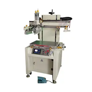 Semiautomatic Flat Paper PCB Plastic Board Screen Printing Machine CNC Vacuum Film Textile Screen Printing Machine