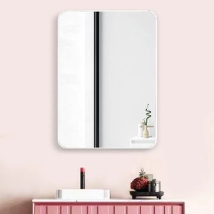 <span class=keywords><strong>80x100</strong></span> Rectangle en alliage d'aluminium <span class=keywords><strong>cadre</strong></span> tenture murale salle de bain miroir rustique ferme décor à la maison nouveau 2025 livraison directe en gros - Product Image 4
