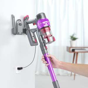 BOCO <span class=keywords><strong>G10</strong></span> Purple 10000Pa Limpiador de uso doméstico 140W Polvo limpio Tubo telescópico Aspiradora ciclónica Aspiradora inalámbrica - Product Image 4