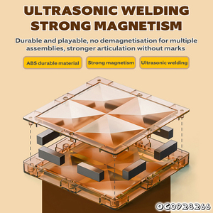 90pcs STEM mô hình kim cương khối xây dựng từ tính an toàn giáo dục kit đồ chơi - Product Image 6