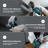 Meuleuse d'angle électrique portable COOFIX, meuleuse d'angle sans fil, outils électriques pour la découpe