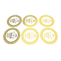 Pembuat Stiker Hot Stamping Logo Transparan Promosi Kustom, Cetak Stiker Foil Emas Tahan Air yang Dipersonalisasi