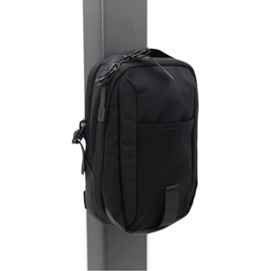 Cross Body Magnetic <b>Backpack</b> Unisex Oxford Cloth Multi Functional Outdoor Sports Bag <b>Black</b> Solid Color - Product Image 2