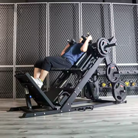 Machine de musculation multifonctionnelle en acier inoxydable de 3 mm d'épaisseur pour Hack Squat, Leg Press incliné et Reverse Lunge – Entraîneur pour fessiers et muscles des jambes