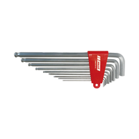 Jeu de tournevis hexagonaux pliables multifonctionnels 9 pièces, outil pour vélo, acier au chrome-vanadium, pointe sphérique, OEM