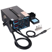 Station de soudage à air chaud numérique 852D+ avec pompe à air 24L 660W de haute qualité