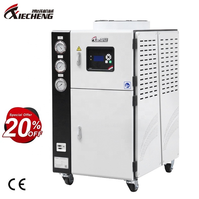 1HP Water Chiller R22/R407/R410A Mini Industrial Air Cooled Chiller for Plastic Injection Machine