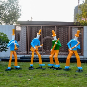 Sculpture de celliste entièrement artisanale pour l'extérieur, statue de musicien pour l'<span class=keywords><strong>immobilier</strong></span>, les rues commerciales, les parcs paysagers, les décorations de mariage - Product Image 2