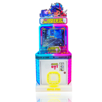 Machine de jeu d'arcade de tir à monnayeur pour enfants, machine de jeu vidéo de récompense d'intérieur pour centre de divertissement, machine de jeu d'arcade LED