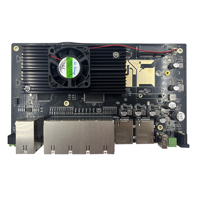 MT7981B 4G 5G Enterprise Router PCBA Circuit Board with WiFi 6 Openwrt Firewall VPN QoS 2 SIM Slots 1000Mbps LAN