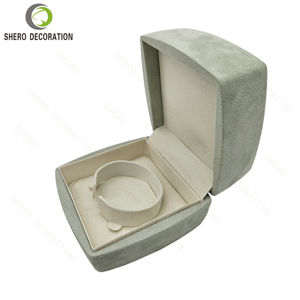 Caja de Pulseras de Lujo para Mujer, Diseño Elegante de Terciopelo, Cierre con Logotipo Personalizado, Embalaje de Regalo para Joyería para Tienda - Product Image 4