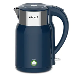 Color customized 1.7L Capacity stainless steel electric kettle for kitchen household and hotel water boiling