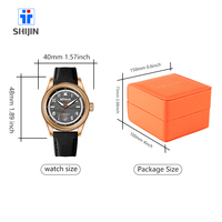 Montres pour hommes élégantes en bronze de luxe avec cristal saphir, étanches, bracelet en nylon, charme de plongée, mécaniques Miyota 9015 automatiques