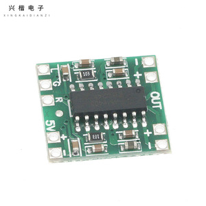 มินิแอมพลิฟายเออร์ PAM8403 2.5-5V พลังงานจาก USB บอร์ดเสียง 2 ช่อง - Product Image 1